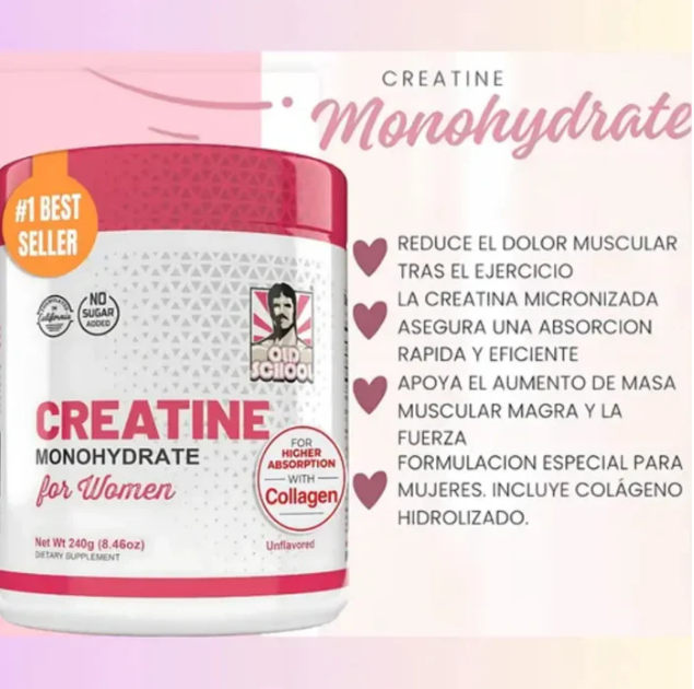 CREATINA PARA MUJERES CON COLAGENO Y AMINOACIDOS