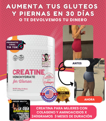 CREATINA PARA MUJERES CON COLAGENO Y AMINOACIDOS